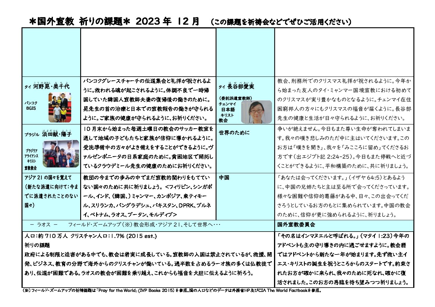 【国外】祈りの課題2023年12月HP版（確定版）